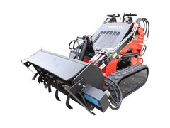 mini skid steer loader attachments Rotary Plow Tiller TYPHON Skid Steer Generic