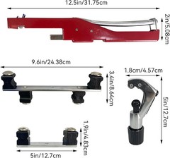 Copper Aluminum Tube Bender Kit 1/4-7/8″ HVAC Pipe Bending Tool with Cutter