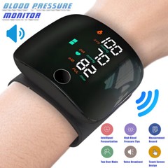Automatic Digital Wrist Blood Pressure Monitor BP Machine Cuff LED Heart Rate