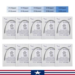 Dental Super Elastic Niti Round Arch Wires Arch Wire for Bracket Braces USA