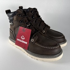 Size Men’s 7 – Wolverine Men Trade Wedge 6″ Moc-Toe Work Boots W230041 – NEW