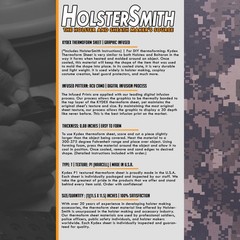 KYDEX Sheet 12×12 Inch ACU Camo Infused Print For Holster Making Hobby DIY