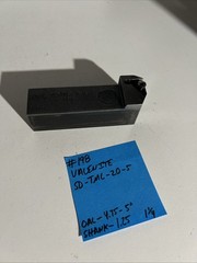 valenite SD-TML-20-5 Indexible Carbide Lathe Toolholder 5”OAL 1.25”Shank Turning