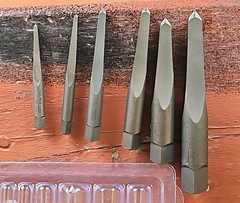 6 Pc. Irwin Screw Extractor Set Hanson Industrial Tools #53645 Made In USA