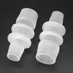 2 Pcs Plastic Hose Barb Reducer Fitting, 3/4″ to 1/2″ Hose Barb Union Adapter…