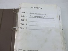 Bobcat 863 BICS Skid Steer Loader Service Manual & Manual Revisions 6900771