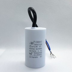 CBB60 30UF/35UF/40UF/45UF/50UF/60UF/70UF/80UF/100UF 450VAC 450V Capacitor (Wire)