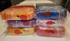 Apple Plastic Bags Baggies Jewelry Ziplock Zipper Stamp 2-100-1000 Bags lot