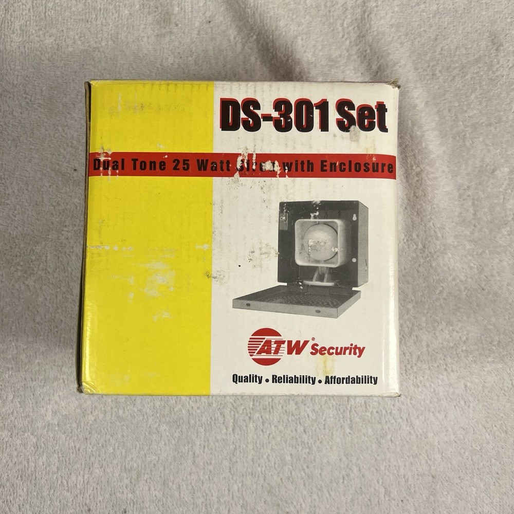 DS-301 Set ATW Dual Tone 25 Watt Siren with Enclosure