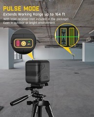 Fanttik D2 Pocket Green Laser Level 100 Ft Self-Leveling Cross Line Laser