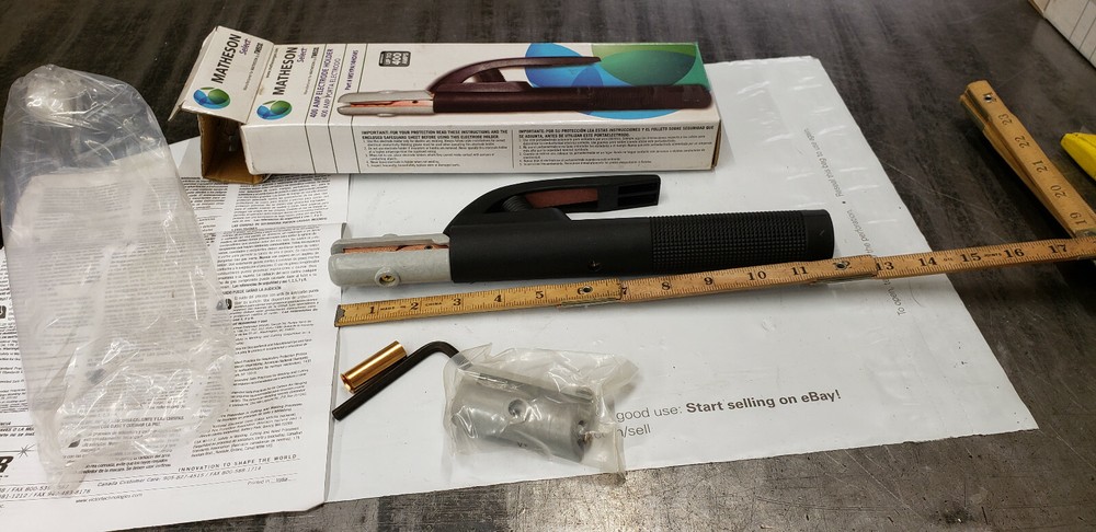 Matheson MSY PA14HDMS 12″ 400 Amp Electrode Holder, Copper Alloy Body NEW IN BOX