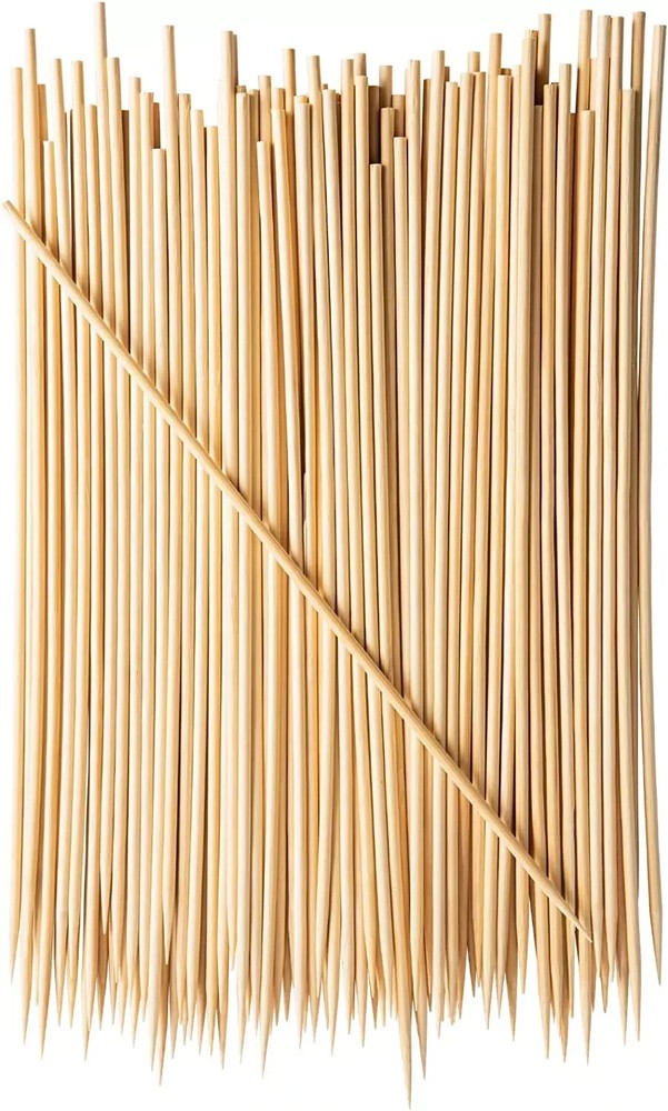 USA SELLER BAMBOO SKEWERS 12″ (100) FREE SHIPPING US ONLY