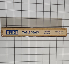 Uline Cable Seals Red 1/16 in x 12 in S-13699R