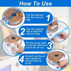 3D Print Filament Storage Bag Vacuum Kits