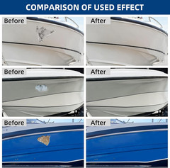 Fiberglass Boat Repair Kit (Color Match), Gel Coat Repair Kit for Boats, Marine