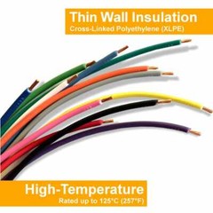 14 AWG GXL High Temp Automotive Primary Wire – SAE J 1128 Choose Color, Length