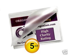 500/pack Prayer Card size Hot Laminating Pouches 5 Mil 2-3/4 x 4-1/2, 2.75 x 4.5