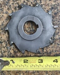 CARBIDE TIPPED 19 TOOTH SAW CUTTER 4″ DIA X 1/4″ X 1.00 ARBOR HOLE