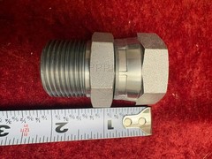 Parker 0107-12-12 Straight Pipe Swivel 3/4 NPTF Male X 3/4 NPSM Swivel
