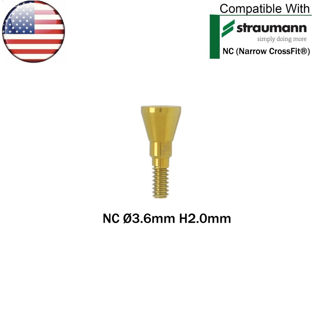 US Dental Straumann NC/RC Healing Abutments Conical Closure Cap Fit ITI BL/BLT