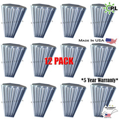 4 Bulb / Lamp T8 LED High Bay Warehouse, Shop, Commercial Light Fixture (QTY 12)
