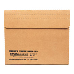 Bags Unlimited MLP1 Mighty Music Mailer 12 Inch Vinyl LP Records Mailers 50 Pack