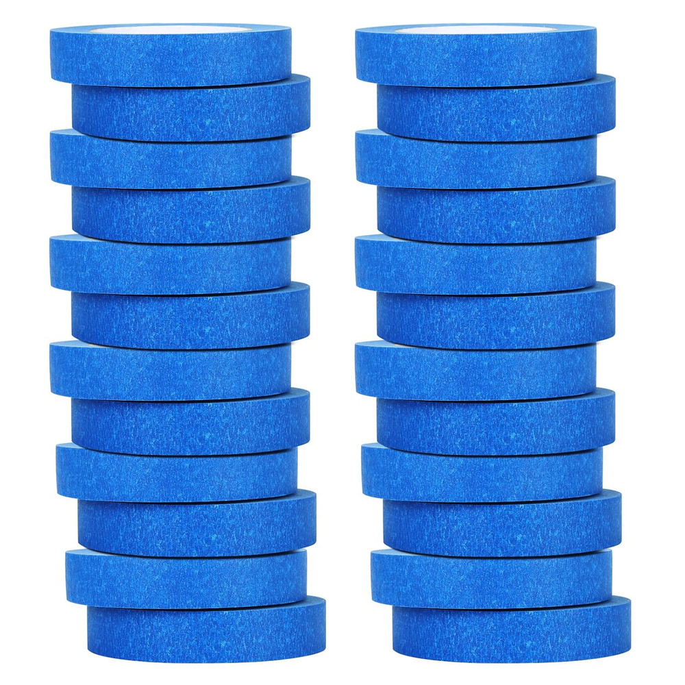 Blue Painters Tape,2Inch x 60Yards-12 Roll,Multi-Surface Painter’s Tape Blue Mas