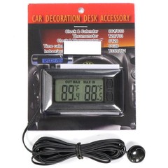 Smart Digital Car Thermometer for Interior & Exterior Use, Dual Display Fahre…