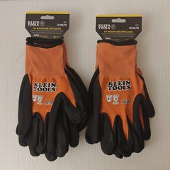 (6 Pairs) Klein Tool XL Cut Resistant Knit Dipped Gloves 605821