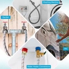 Dreyoo Hose Y Connector, 1 Ft Washing Machine Y 1FT, as the picture shown