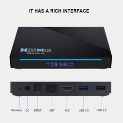 Smart TV Box H96 Max RK3566, Android 11, 8GB/64GB/128GB ROM, 8K/1000M,