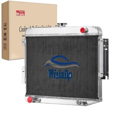 3 Row Aluminum Radiator 1966-1969 Dodge Charger 500 R/T 6.3L 7.2L Big Block
