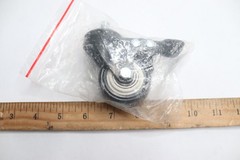 FixtureDisplays Swivel Furniture Caster Locking Castor 360 Degree Rotation Black