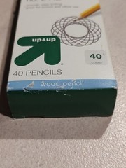 Up+Up Pre-sharpened Wood Pencils #2 HB Pack of 40 Target 2014 Indonesia Worn box