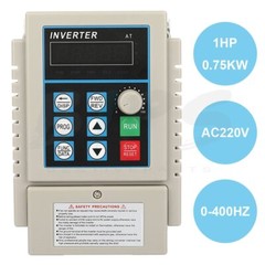 1HP 220V 0.75kw Variable Frequency Drive VFD Single to 3 Phase Speed Control