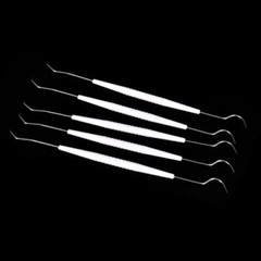100 Pcs/Bag Sterilized Disposable Dental Probe Double Ends Explorer Examination