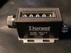Durant Manual Counter Model 5-X-1-1-R Serial 676. Tested