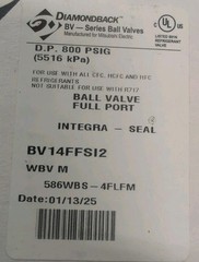 DIAMONDBACK 586WBS-4FLFM Full Port Ball Valve