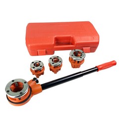 HFS(R) Pipe Threading Kit, Sizes 1/2″, 3/4″, 1″ and 1-1/4″, 5-Pieces Set