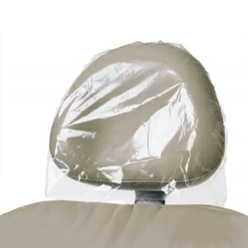 Britedent Headrest Covers, 10″ x 11″, Clear Plastic, 250/Pk
