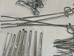Assorted Lot of 108 Various Brand & Size Of OR Medical Surgical Instruments, S.S