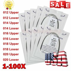 10pcs/pk Dental Orthodontic Niti Arch Wire Round Ovoid Form all size option U-pi