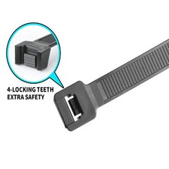 Long Heavy Duty Zip Ties 22 Inch With 120 Pounds Tensile Strength Strong Uv Resi