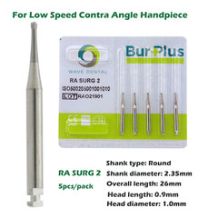 Wave Dental Surgical Burs Carbide Latch Low Speed Contra Angle Bur RA SURG 2 4 6