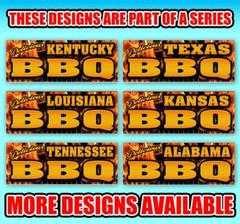 New York BBQ Advertising Vinyl Banner Flag Sign Many Sizes Available USA