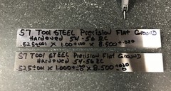 S7 TOOL STEEL 1/2″ HARDENED .525 X 1.100 X 8.50″ Flat Ground Bar Stock Molding