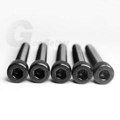 M2 M2.5 M3 M4 M5 Allen Bolt Hex Socket Cap Screws Black Steel 12.9 DIN912 Coarse