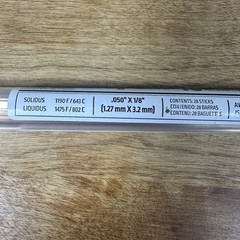 Harris Stay-Silv 15 15% silver brazing alloy rods .050 x 1/8” 28 Sticks
