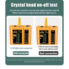 Networks Cable Tester Ethernet RJ45 RJ11 LAN Wire Telephone Cable Testing Tool r