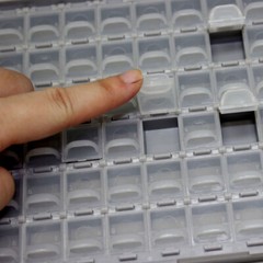 BOX-ALL-144 tiny components surface mount parts Organizer Storage lids